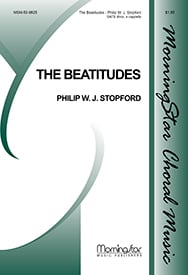 The Beatitudes SATB choral sheet music cover Thumbnail